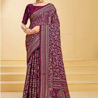 Contemporary Printed Saree with Blouse Piece for Premium Wear  | RDD-VISHAKA VOL-4