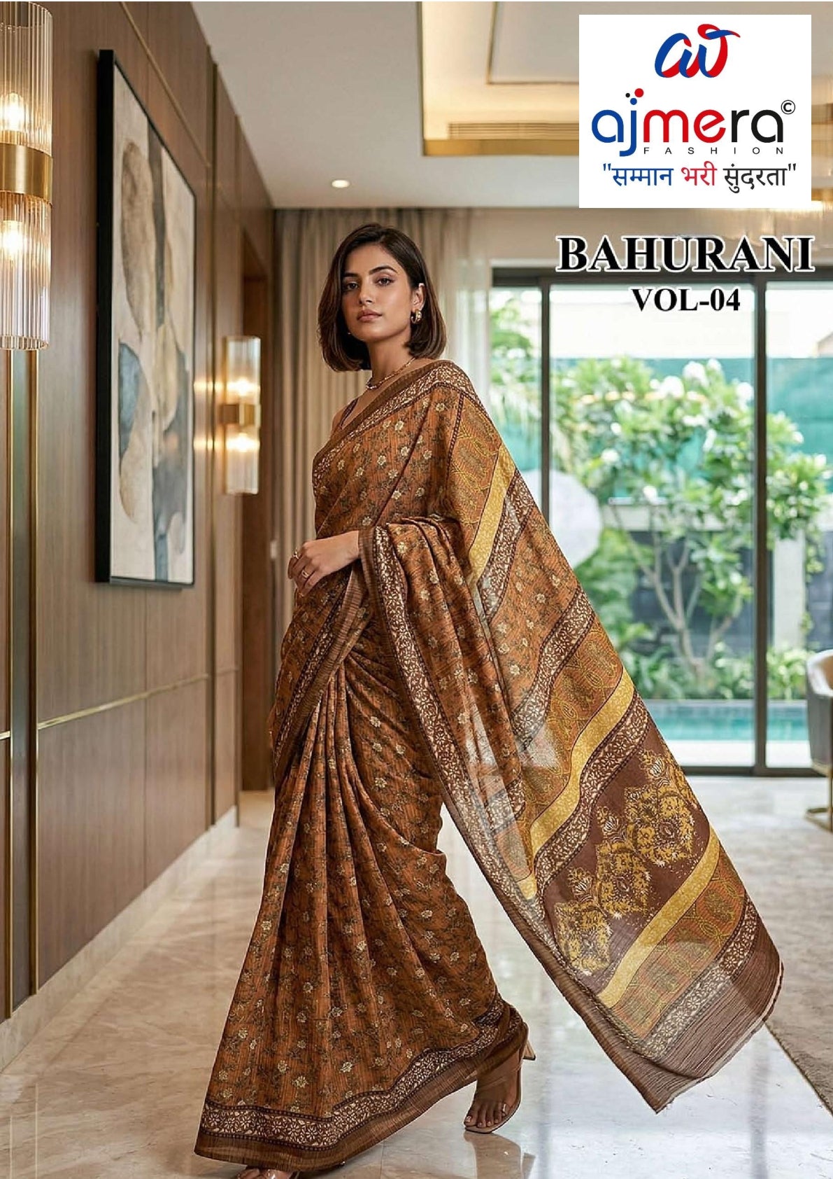 Exclusive Printed Saree with Blouse Piece for Elegant Ethnic Look | RMF-BAHURANI VOL-4