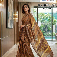 Exclusive Printed Saree with Blouse Piece for Elegant Ethnic Look | RMF-BAHURANI VOL-4