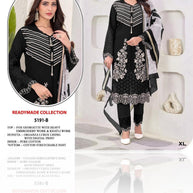 Designer Georgette Stitched Suit | FID-5191