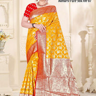 Signature Jacquard Silk Saree With Blouse Piece | TUL-BANARSI PURE SILK VOL-02