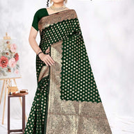 Premium Jacquard Silk Saree with Matching Blouse Piece for Ethnic Celebrations | TUL-HANSJODA SILK VOL-03