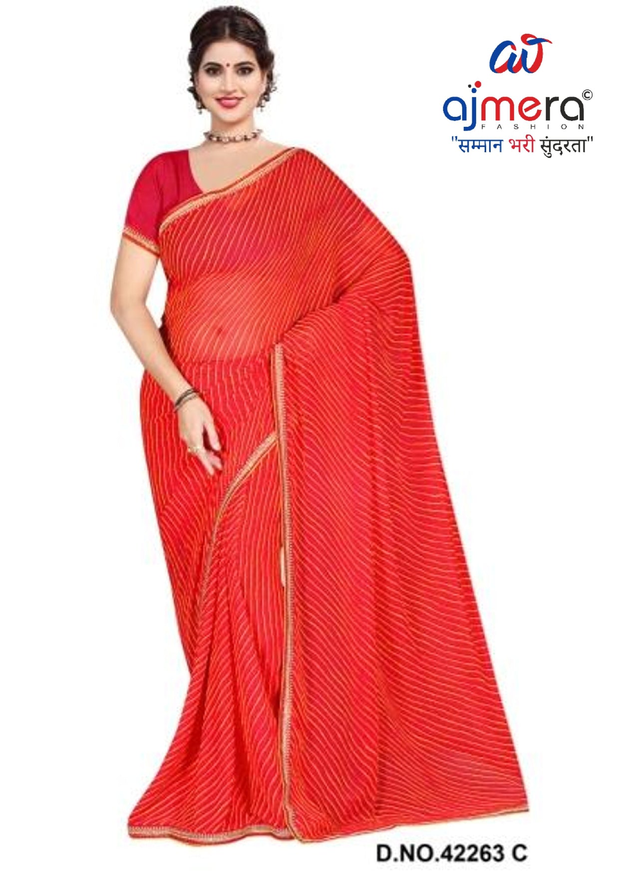 Beautiful Printed Saree with Blouse Piece for Cultural Celebrations | VER-HEERA-42263