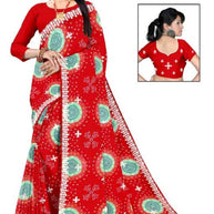Fashionable Printed Saree with Blouse Piece for Festive Collection  | TD-DEVRANI