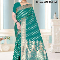 Designer Jacquard Silk Saree with Blouse Piece for Traditional Occasions | TUL-VEERA SILK VOL-20