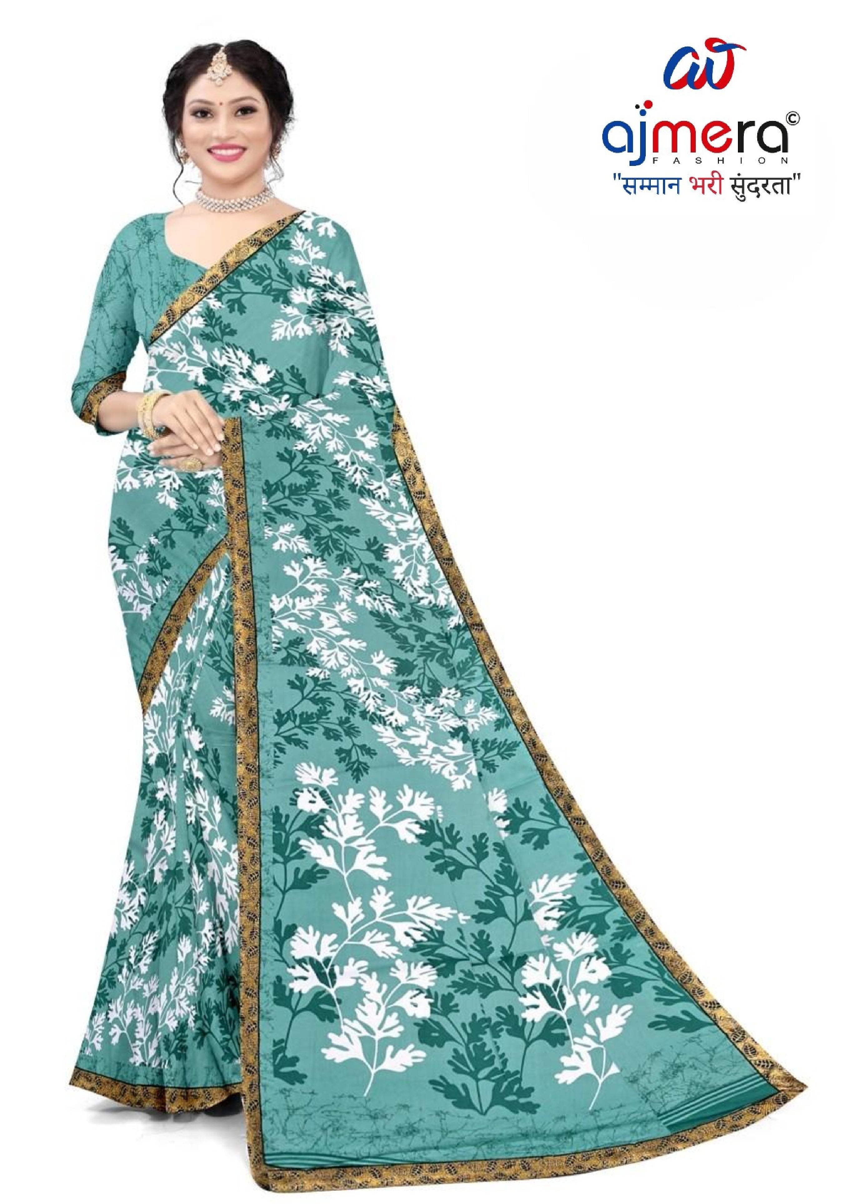 Trendy Printed Saree with Blouse Piece for Women’s Ethnic Wardrobe  | TTS-RATNALEKHA
