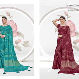 Beautiful Printed Saree with Blouse Piece for Cultural Celebrations | RDD-RINKAL