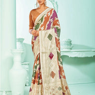 Stylish Printed Saree with Blouse Piece for Traditional Celebrations  | RDD-NIDHIVAN