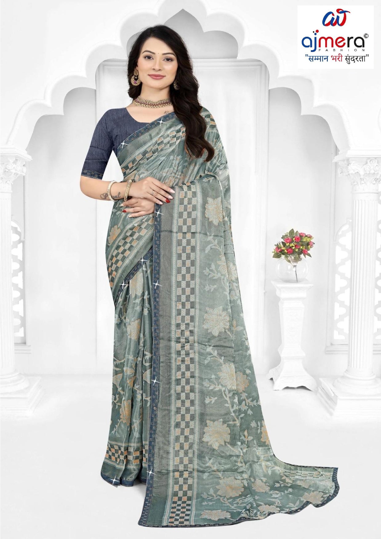Fashionable Printed Saree with Blouse Piece for Festive Collection | TTS-HEENA VOL-28