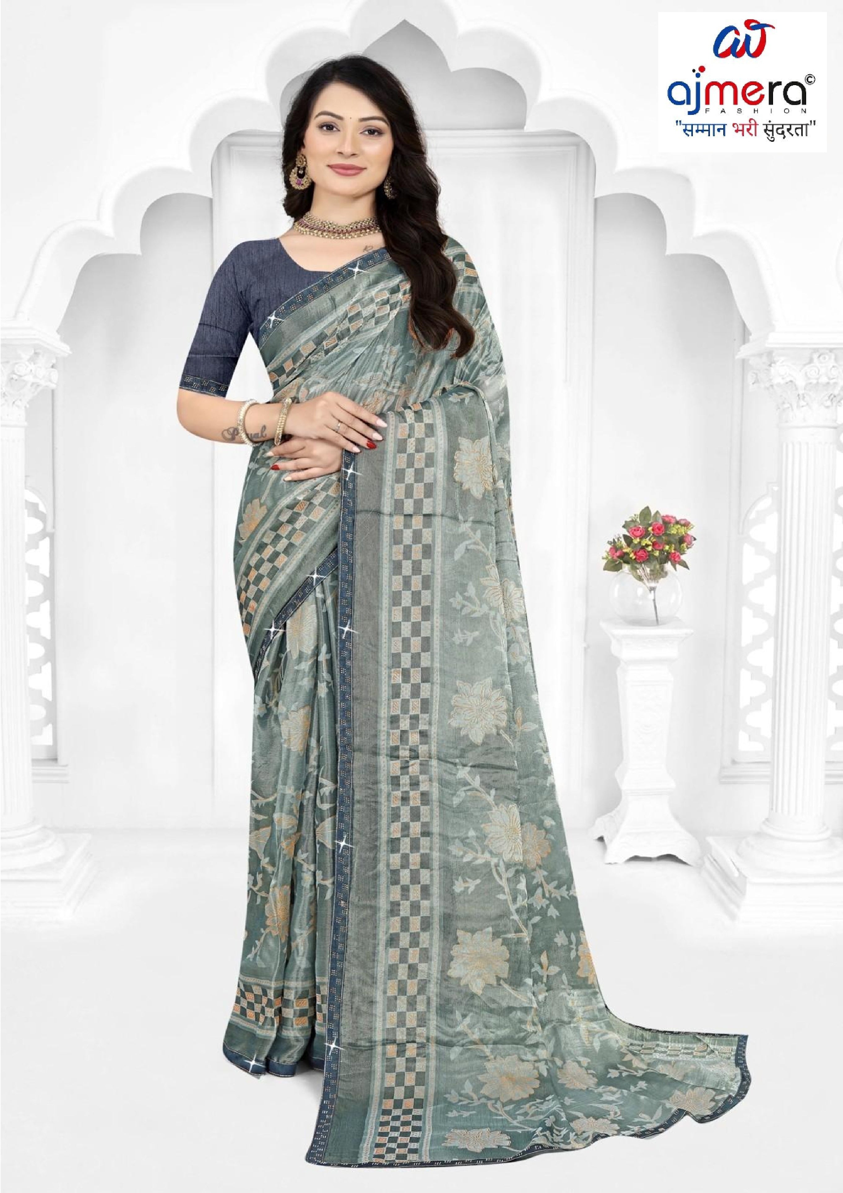 Fashionable Printed Saree with Blouse Piece for Festive Collection | TTS-HEENA VOL-28