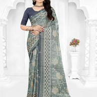 Fashionable Printed Saree with Blouse Piece for Festive Collection | TTS-HEENA VOL-28