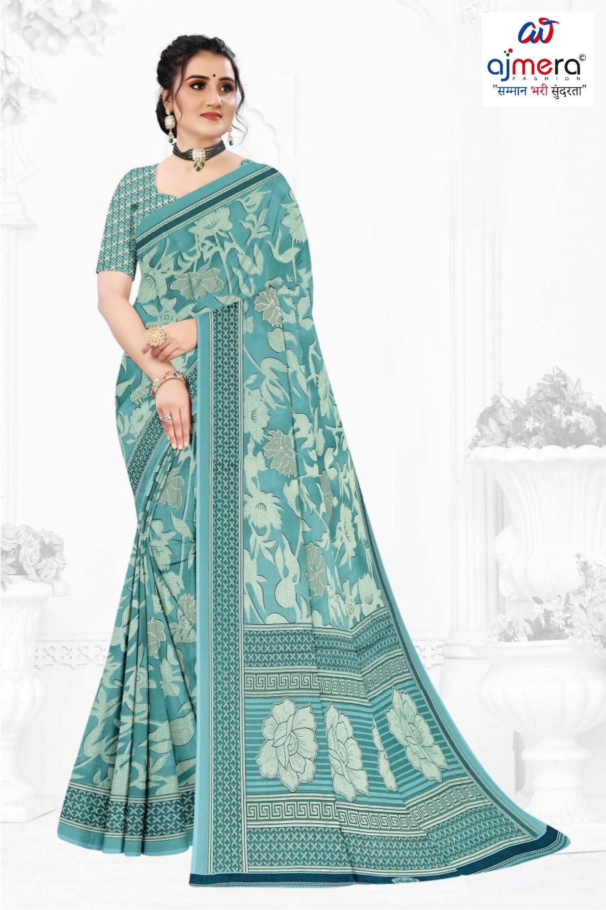 Graceful Printed Saree with Blouse Piece for Modern Ethnic Fashion | GLC-GOPALA