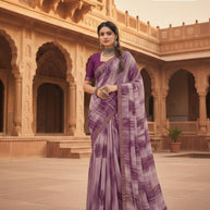 Stylish Printed Saree with Blouse Piece for Traditional Celebrations | PRM-MALDEEP