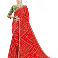 Designer Printed Saree with Blouse Piece for Special Occasions  | TD-RADHA
