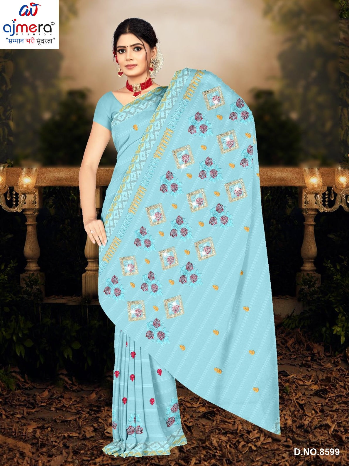 Fancy Cotton Saree with Without Blouse for Premium Ethnic and Traditional Wear | PJA-CHAM CHAM