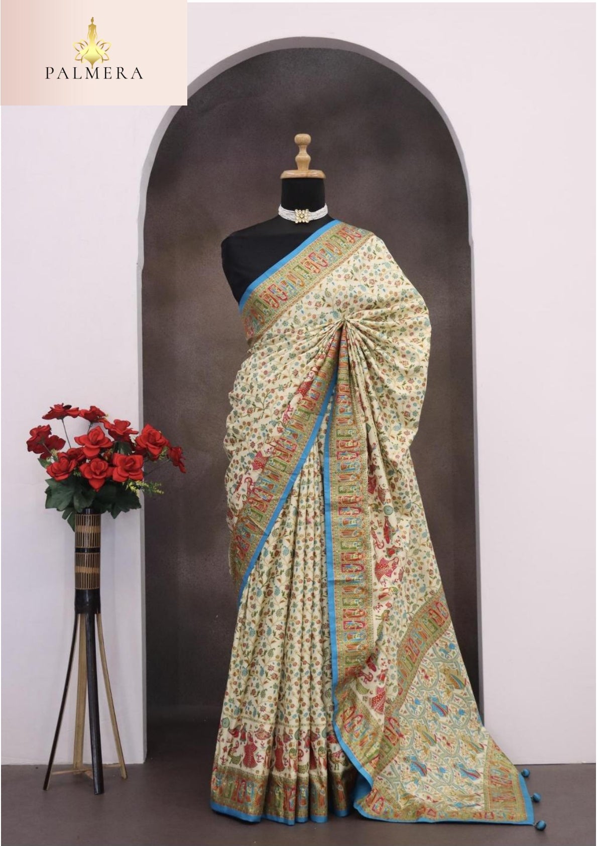 Ganga Blended Silk Saree with Blouse for Premium Ethnic and Designer Wear | ALL-GANGA-04