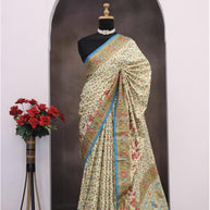 Ganga Blended Silk Saree with Blouse for Premium Ethnic and Designer Wear | ALL-GANGA-04