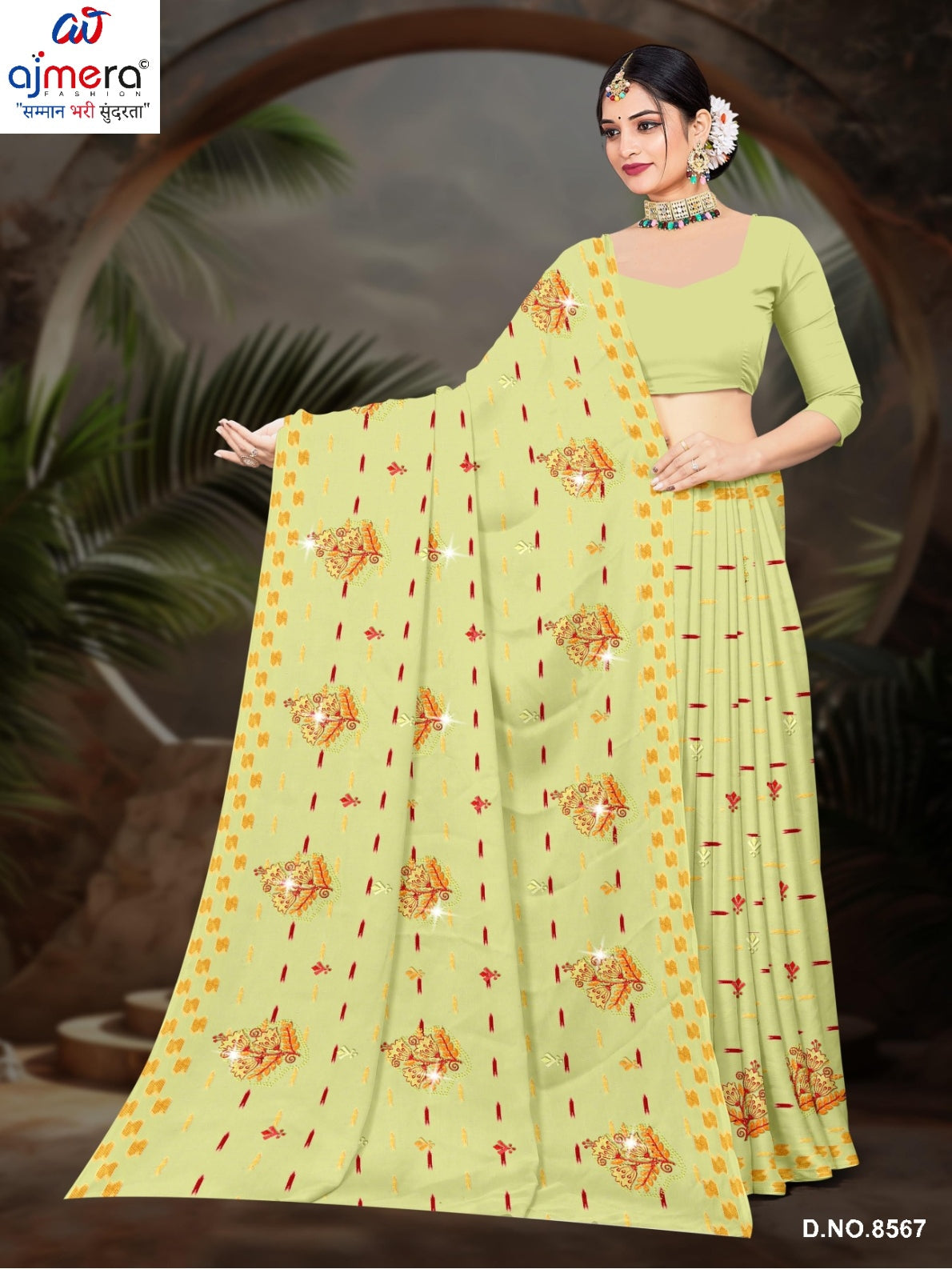 Designer Cotton Saree with Without Blouse for Premium Ethnic and Traditional Wear | PJA-GAJAL