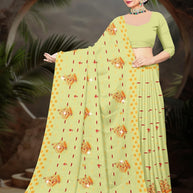 Designer Cotton Saree with Without Blouse for Premium Ethnic and Traditional Wear | PJA-GAJAL