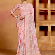 Chic Printed Saree with Blouse Piece for Sophisticated Ethnic Style  | RDD-PRACHI VOL-03