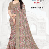 Stylish Printed Saree with Blouse Piece for Traditional Celebrations  | GLC-NIRALI