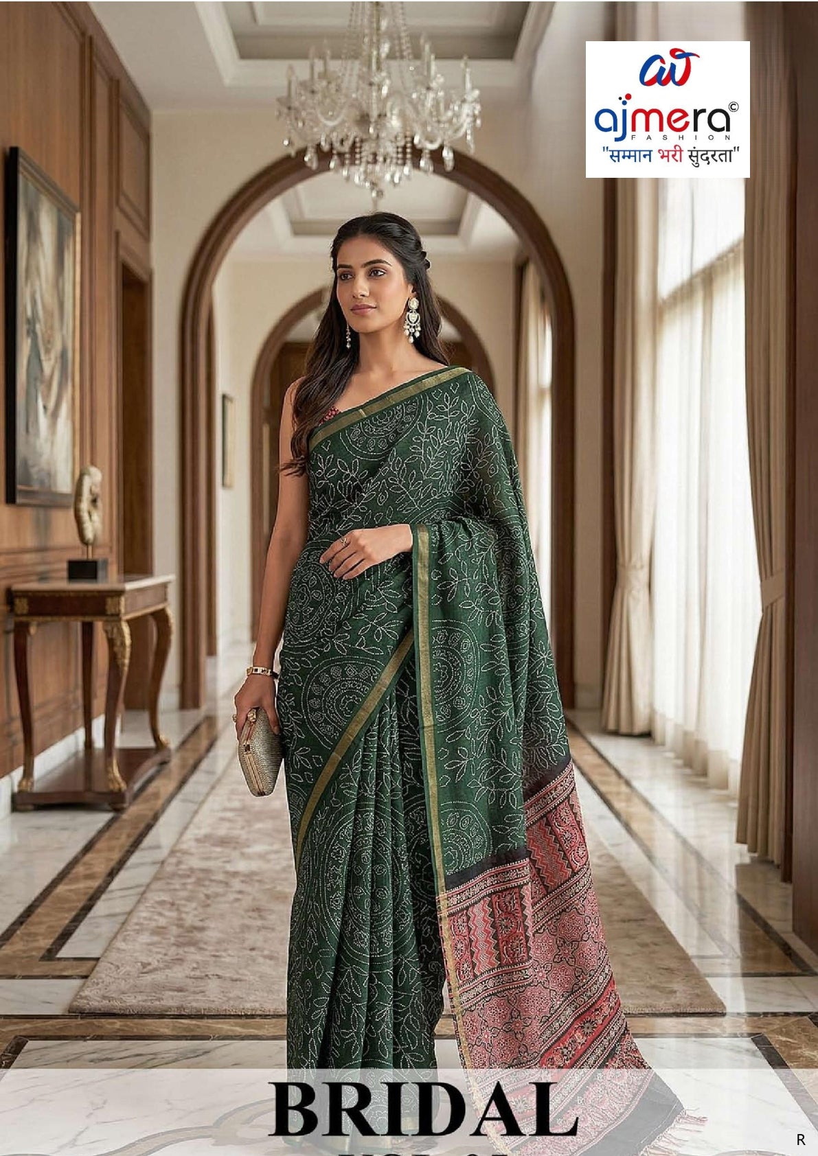 Designer Printed Saree with Blouse Piece for Special Occasions  | RMF-BRIDAL VOL-5