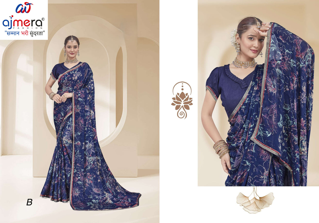 Designer Printed Saree with Blouse Piece for Special Occasions | RDD-NAYRA