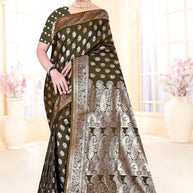 Exclusive Jacquard Silk Saree with Blouse Piece for Premium Cultural Wear | TUL-MALBARI SILK VOL-55