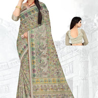 Classic Printed Saree without Blouse for Timeless Traditional Style  | GLC-KALASH