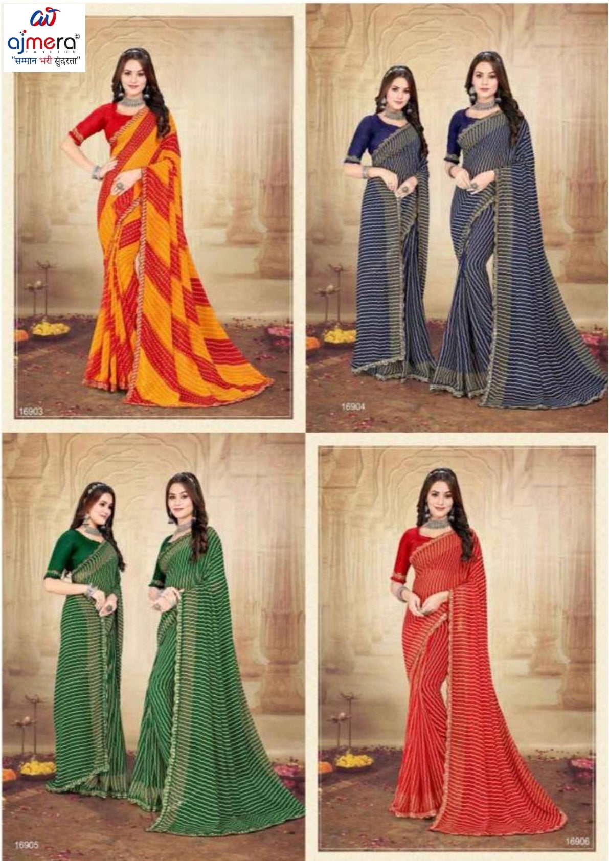 Classic Printed Saree with Blouse Piece for Timeless Traditional Style | JS-CHARKHA