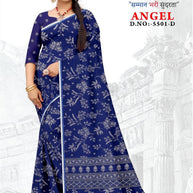 Trendy Printed Saree with Blouse Piece for Women’s Ethnic Wardrobe  | GLC-ANGEL