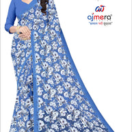 Graceful Printed Saree with Blouse Piece for Modern Ethnic Fashion  | CAS-MANGO SHAKE