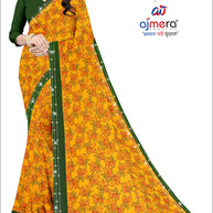Exclusive Printed Saree with Blouse Piece for Elegant Ethnic Look | CAS-SHUBH LAGAN