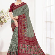 Trendy Printed Saree with Blouse Piece for Women’s Ethnic Wardrobe | PUS-DREAM GIRL-513