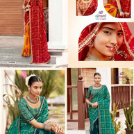 Classic Printed Saree with Blouse Piece for Timeless Traditional Style  | SYF-OMISHA VOL-04