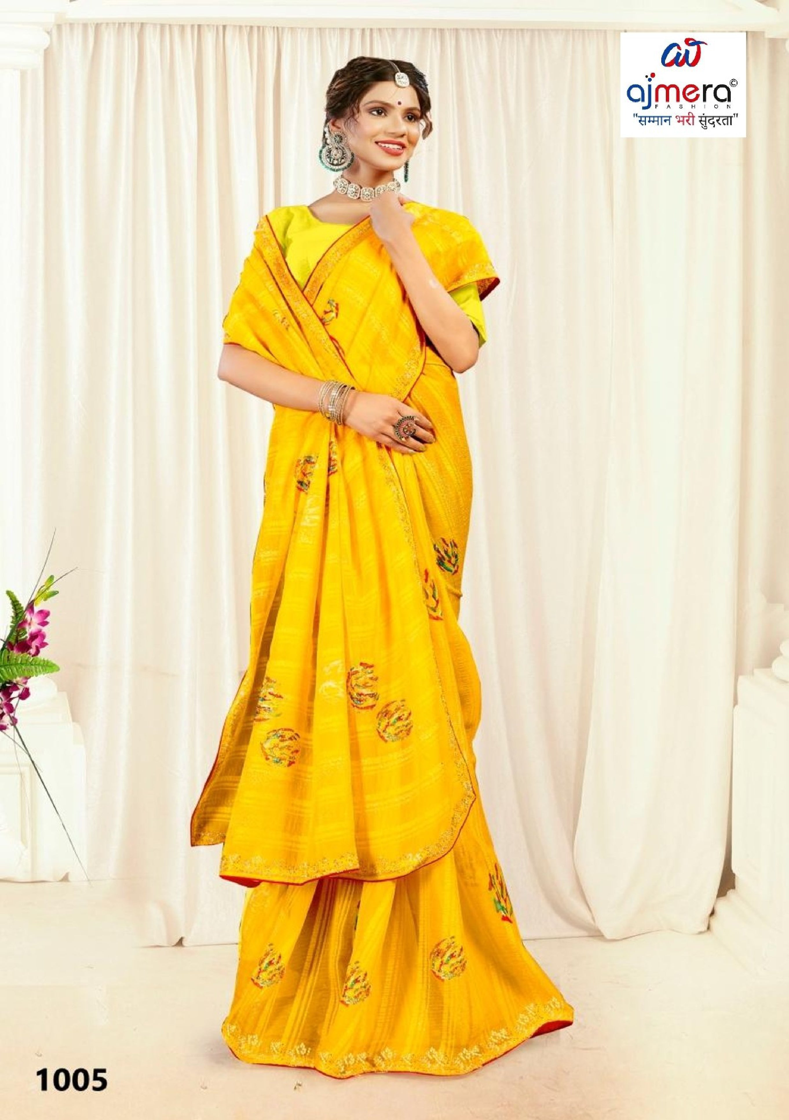 Exclusive Printed Saree with Blouse Piece for Elegant Ethnic Look | PRM-GIRIJA
