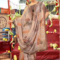 Designer Printed Saree with Blouse Piece for Special Occasions | PRM-PARI