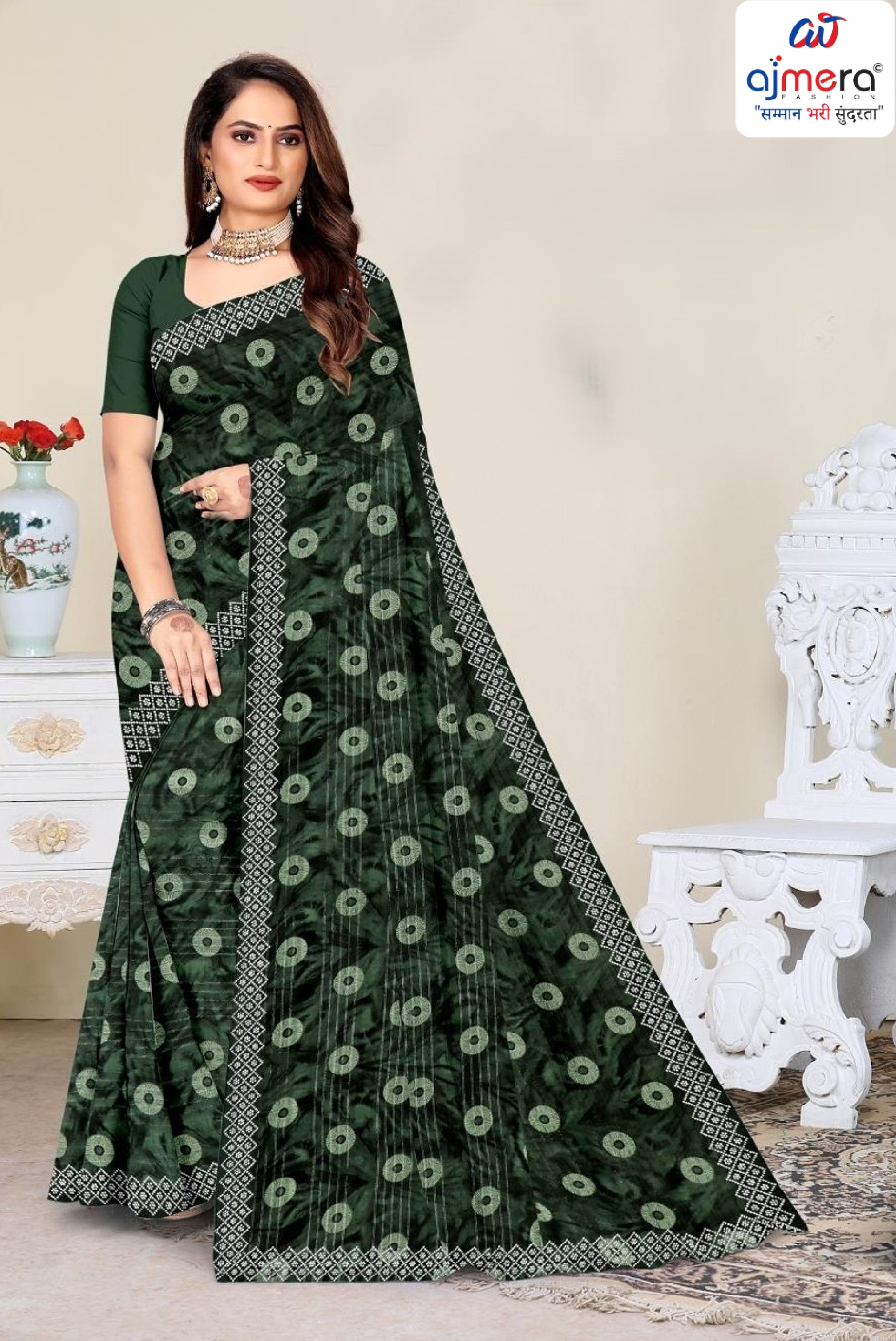 Contemporary Printed Saree with Blouse Piece for Premium Wear  | GPT-CHANCHAL-1