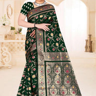 Refined Craft Jacquard Silk Saree With Blouse Piece | TUL-CLEAR SILK VOL-09