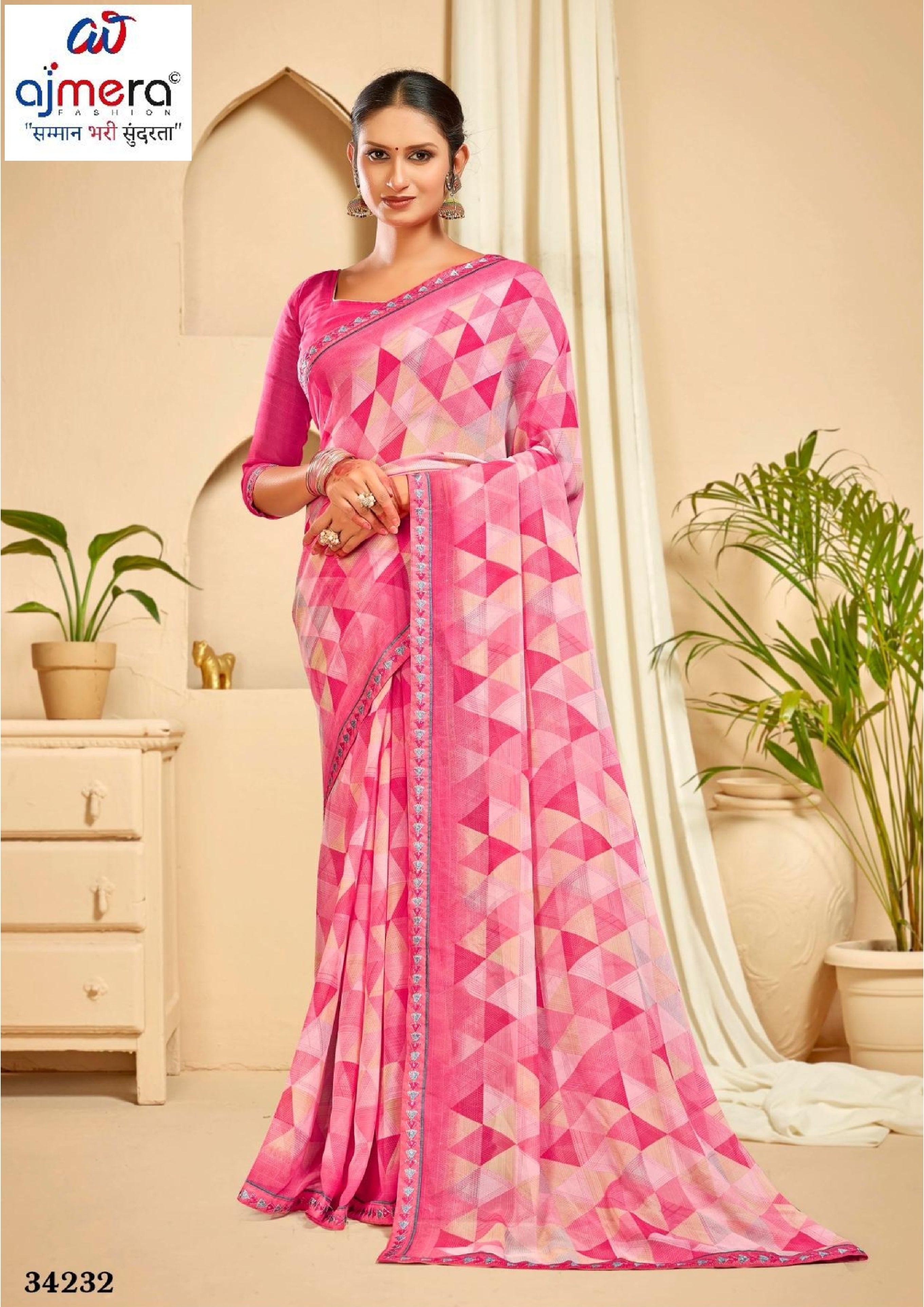 Graceful Printed Saree with Blouse Piece for Modern Ethnic Fashion  | RDD-FEMINA VOL-4
