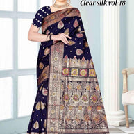 Grand Craft Jacquard Silk Saree With Blouse Piece | TUL-CLEAR SILK VOL-18