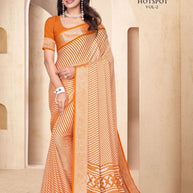Trendy Printed Saree with Blouse Piece for Women’s Ethnic Wardrobe  | RMF-HOTSPOT VOL-2