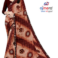 Premium Printed Saree with Matching Blouse Piece for Ethnic Elegance  | CAS-VARMALA