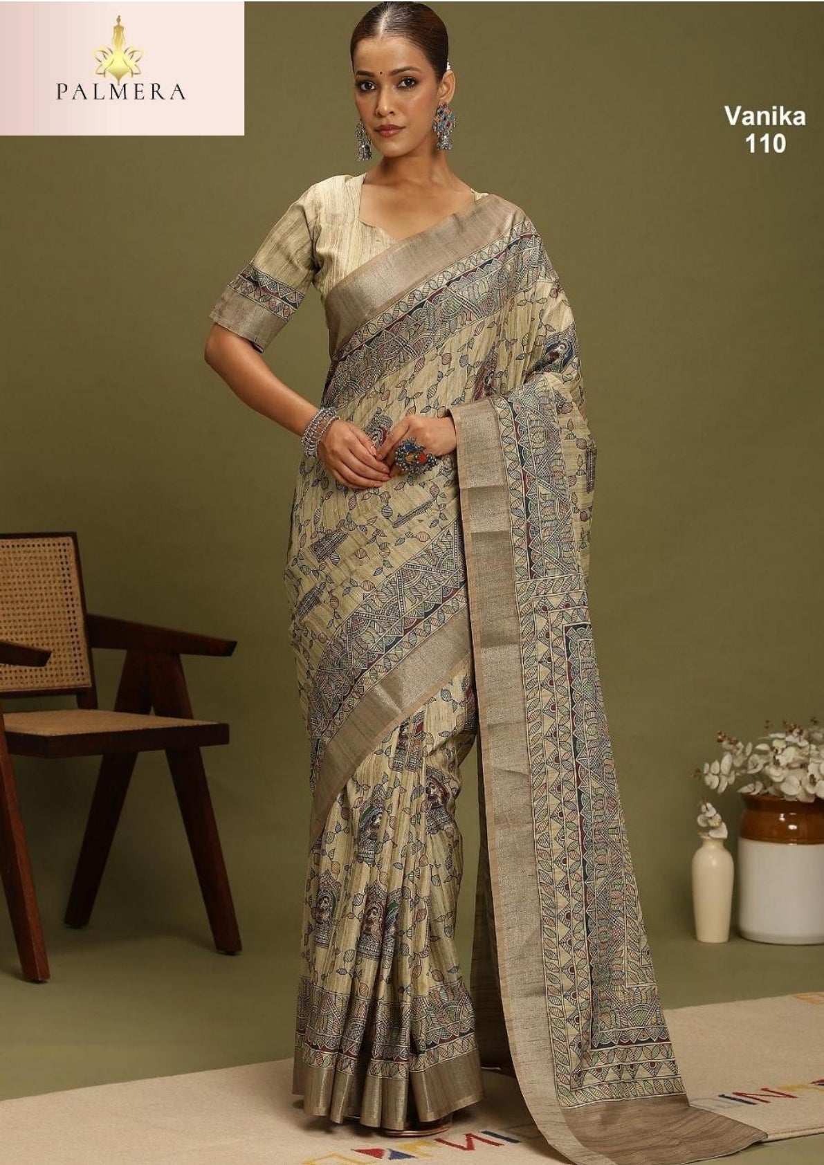 Palmera Saree Manufacturer and Palmera Saree Supplier | ALL-VANIKA VOL-01