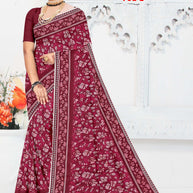 Contemporary Printed Saree with Blouse Piece for Premium Wear  | GPT-MEGHA-2