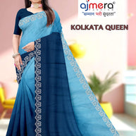 Top Dyed Saree Wholesale with Blouse Piece for Premium Ethnic and Traditional Wear | SRS-KOLKATA QUEEN