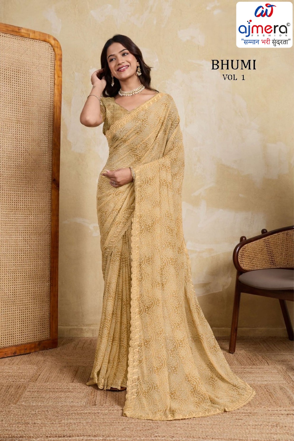 Stylish Printed Saree with Blouse Piece for Traditional Celebrations | RMF-BHUMI VOL-1