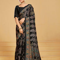 Chic Printed Saree with Blouse Piece for Sophisticated Ethnic Style  | RDD-VISHAKHA VOL-03