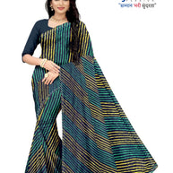 Weightless Print Loose Saree without Blouse for Premium Ethnic and Traditional Wear | APAR-BMW