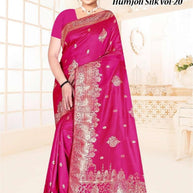 Timeless Jacquard Silk Saree With Blouse Piece | TUL-HUMJOLI SILK VOL-20